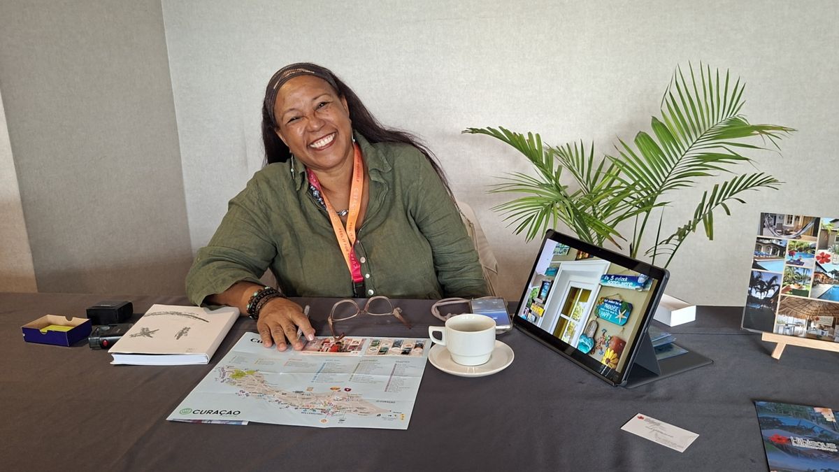 Diana Terstall de Hibiscus Beach House Curacao.