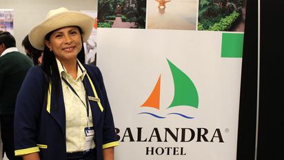 Johana Suárez, ejecutiva de Ventas de Balandra Hotel, ubicado en Manta.&nbsp;