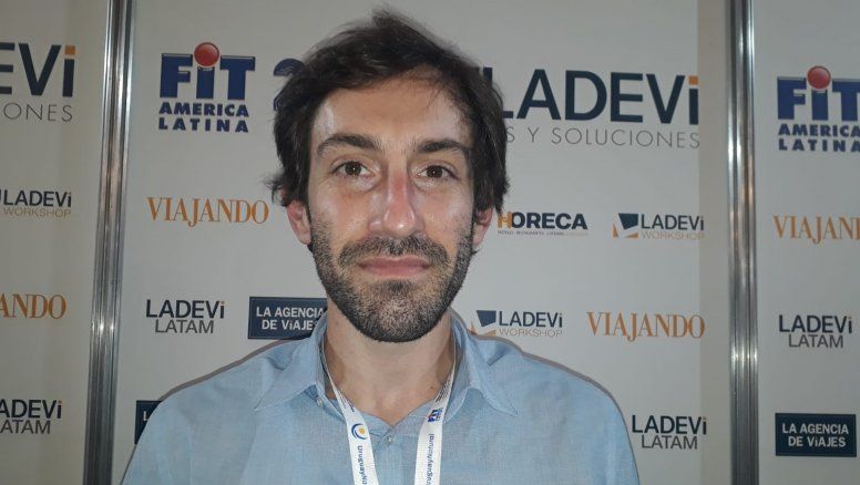 Luciano Tessarolo, director de Carnival Tours, durante su paso por la Feria Internacional de Turismo de América Latina.