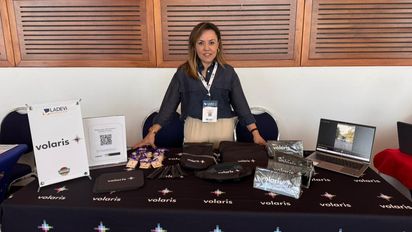 Natalia López, líder comercial de Volaris para Colombia, durante el Ladevi Workshop.