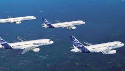 Foto de la Familia Airbus A320 completa