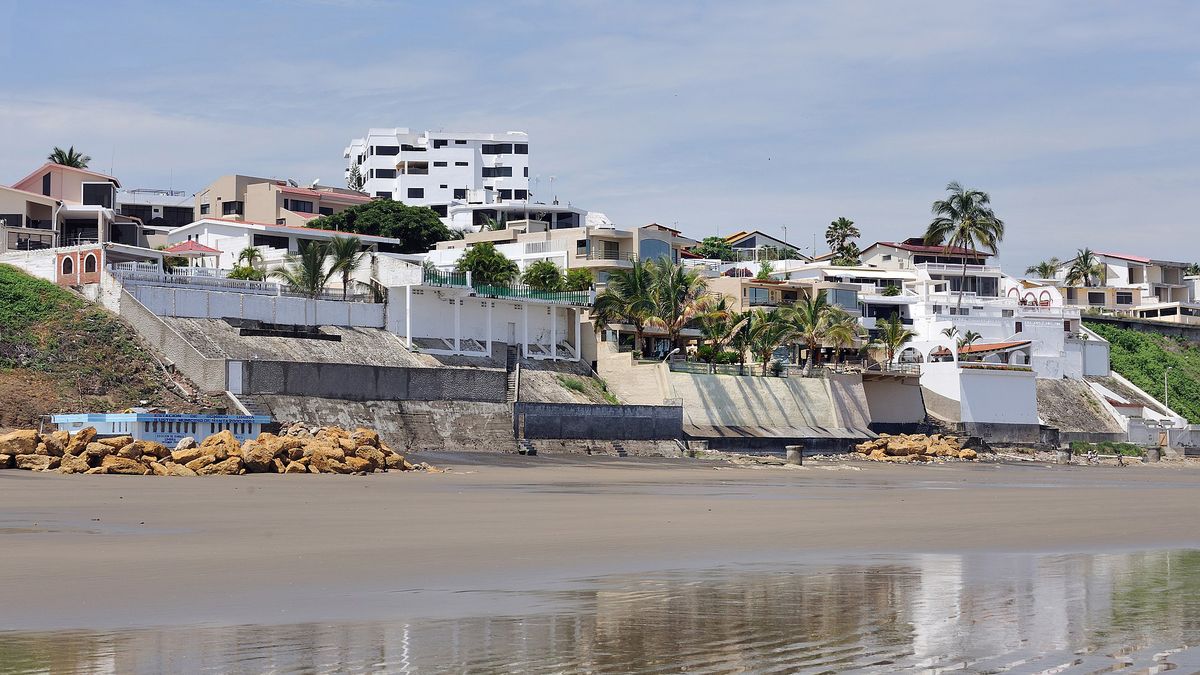 Vista de Playa el Murciélago, en Manta, Manabí.&nbsp;
