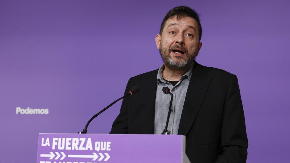 Rafa Mayoral, diputado de Unidas Podemos.&nbsp;