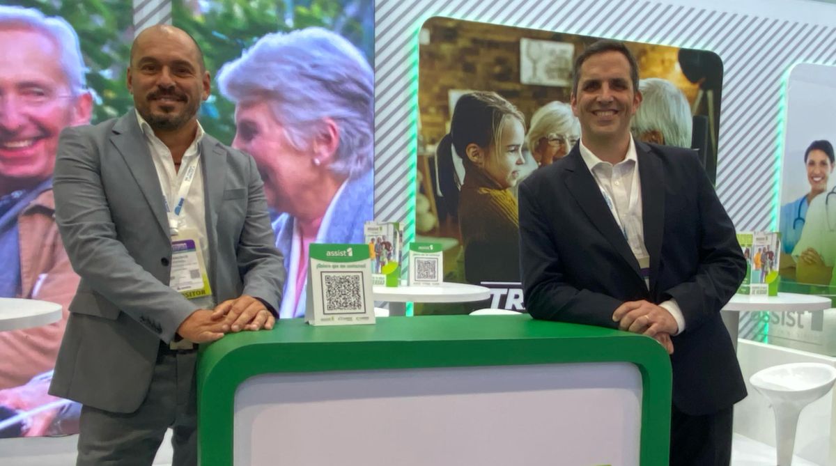 El stand de Assist1 en la Vitrina Turística Anato 2025.