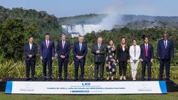 Jefes y jefas de Estado del Mercosur celebraron una cumbre en el Gran Meliá Iguazú,