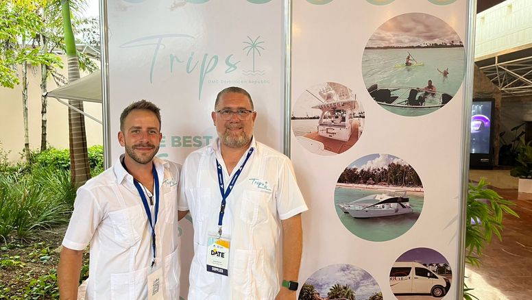 El equipo de Trips DMC Punta Cana en el marco de la DATE 2025.