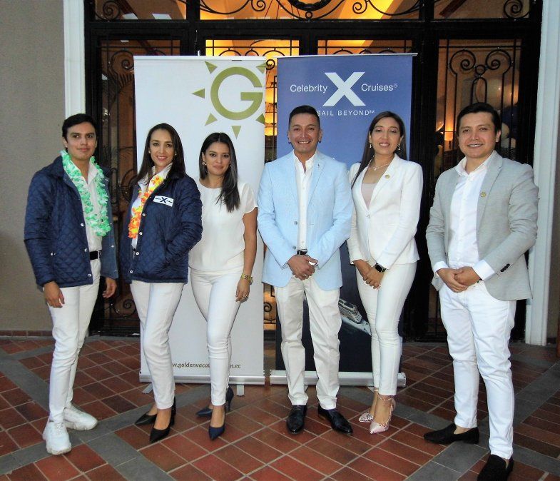 Directivos de Golden Vacations y Celebrity Cruises Ecuador.