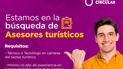 Viajes Circular busca asesores turísticos