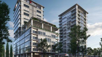 El Hilton Garden Inn, uno de los hoteles que desembarcará en Buenos Aires.