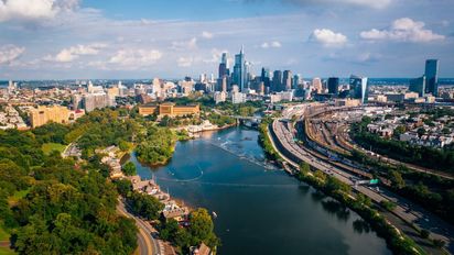 Skyline de la pujante Filadelfia, donde en 1776 nació Estados Unidos.