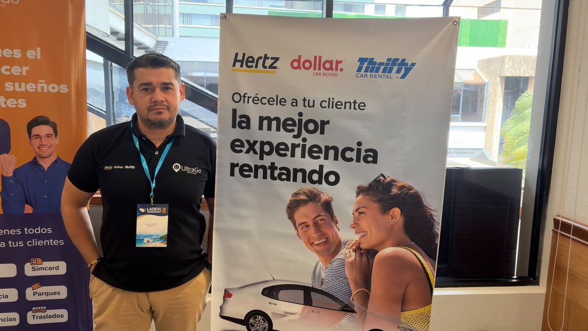 Camilo Salazar, de Linex Go, en Ladevi Workshop Quito.