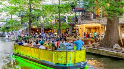 El River Walk, una de las principales atracciones turísticas de San Antonio.