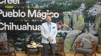 Edibray Gómez Gallegos, secretario de turismo de Chihuahua.