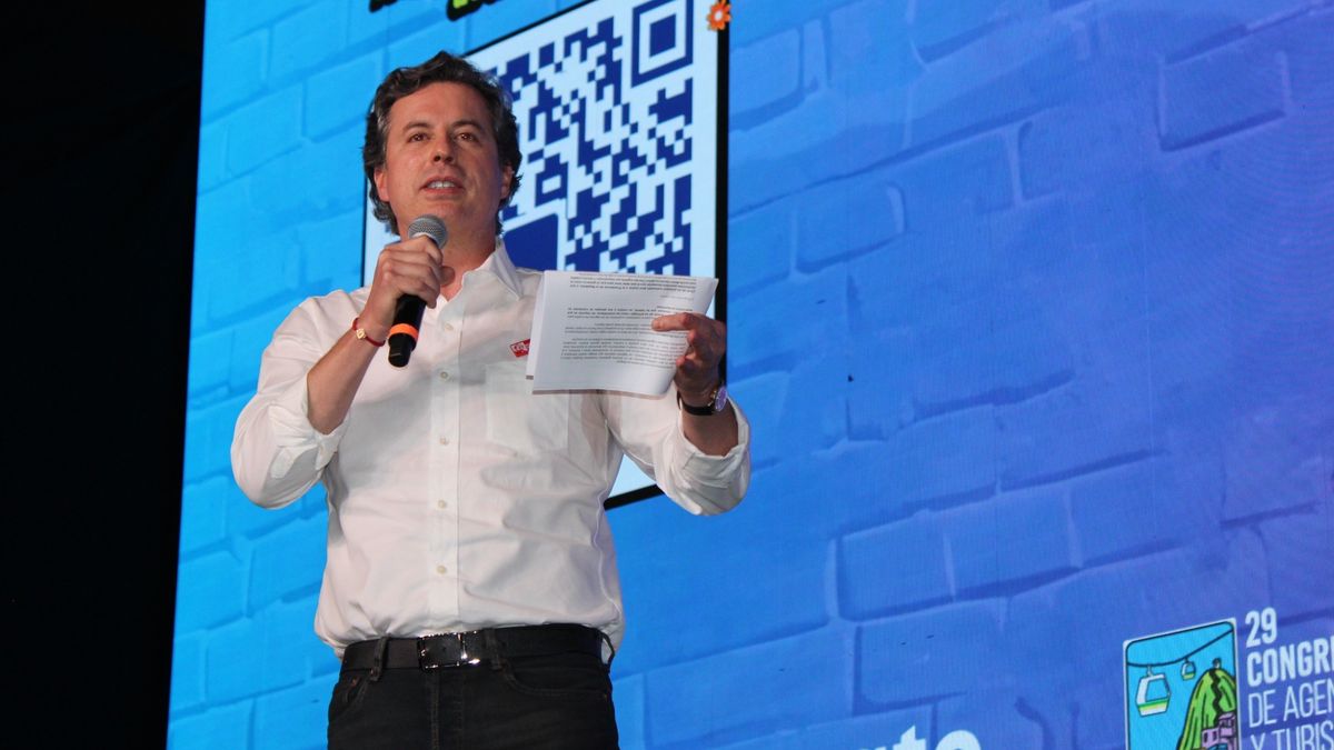 Juan Manuel Galán, precandidato presidencial, participó en el panel organizado en el marco del Congreso Nacional de Anato 2025.&nbsp;