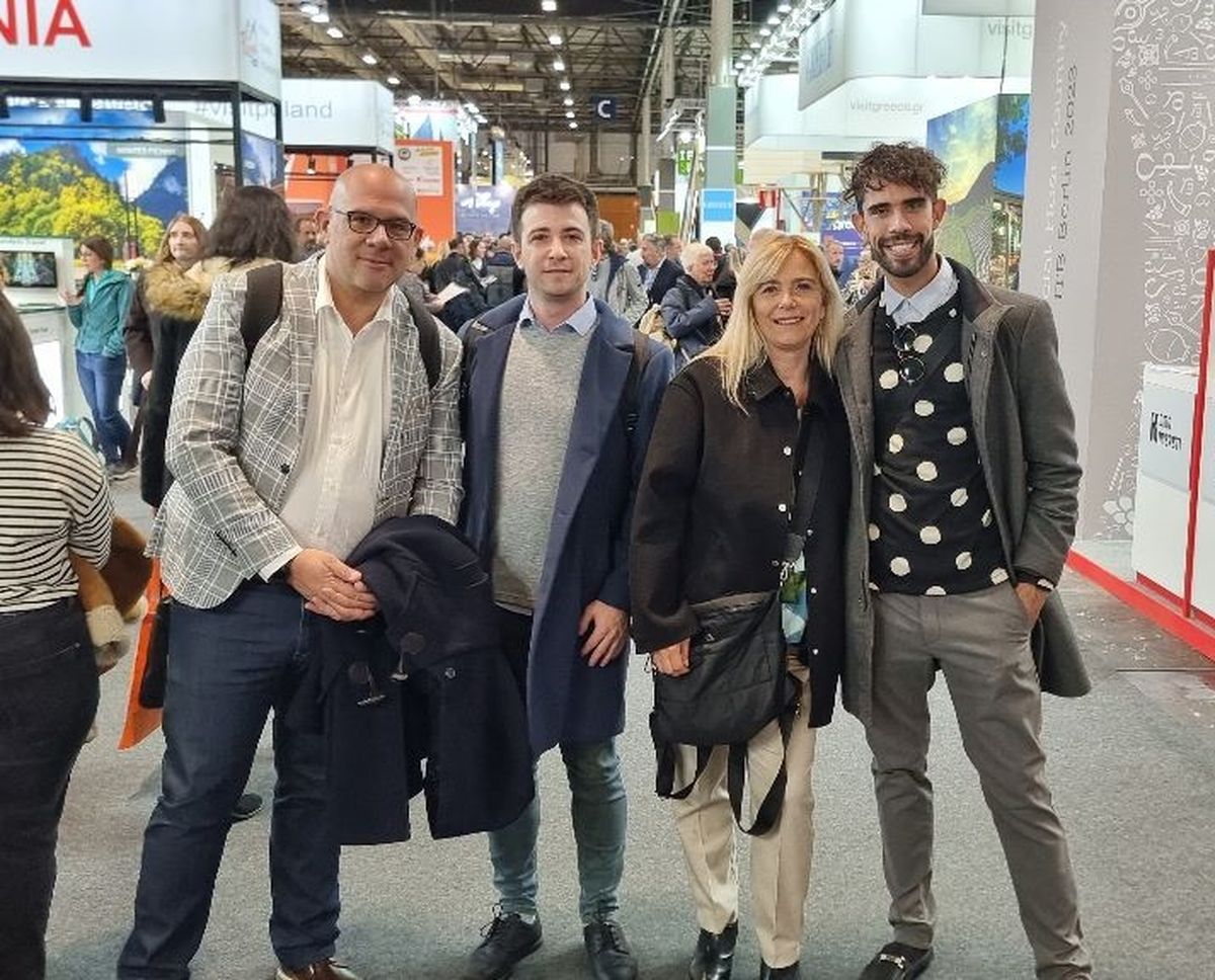 Travel Mind: Alejandro Cerrutti, Jorge Chahin, Mariana Bonelli y Tadeo Berasategui en Fitur 2023 - Madrid.