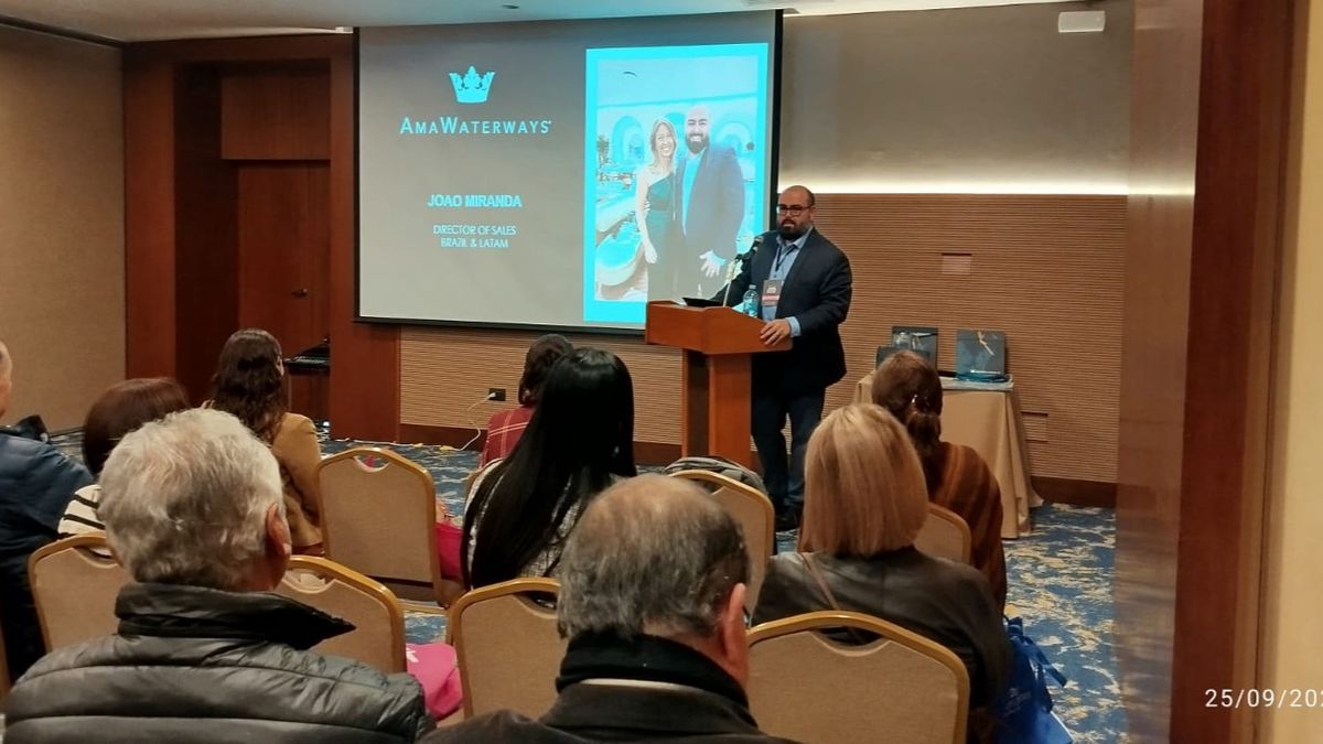 Joao Miranda, de AmaWaterways. 