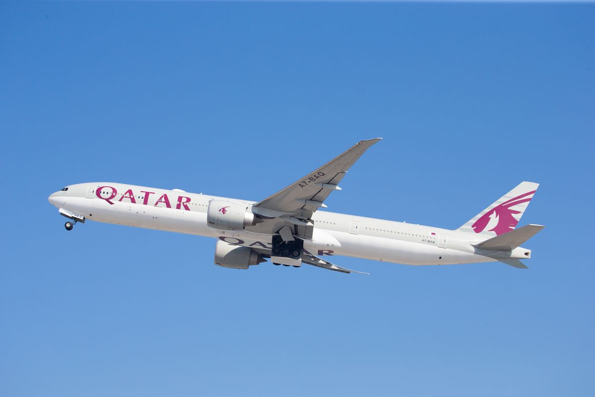 Avión de Qatar Airways. - Ladevi Medios y Soluciones Avión de Qatar Airways.