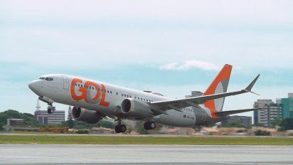 Uno de los Boeing B-737MAX de Gol.