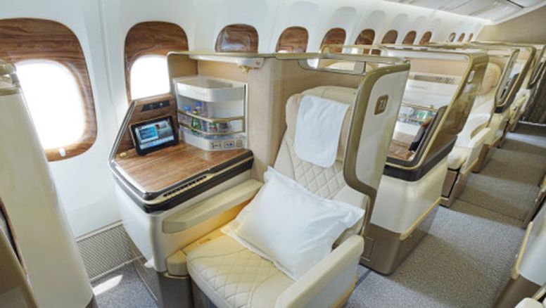 Confort y privacidad en la nueva Business Class de Emirates.