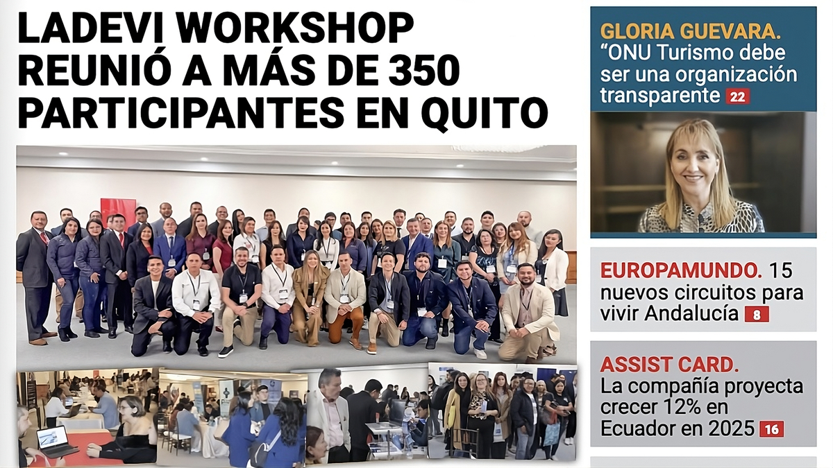 Ya está disponible la Revista La Agencia de Viajes de abril de Ladevi Ecuador. - Ladevi Medios y Soluciones Ya está disponible la Revista La Agencia de Viajes de abril de Ladevi Ecuador.