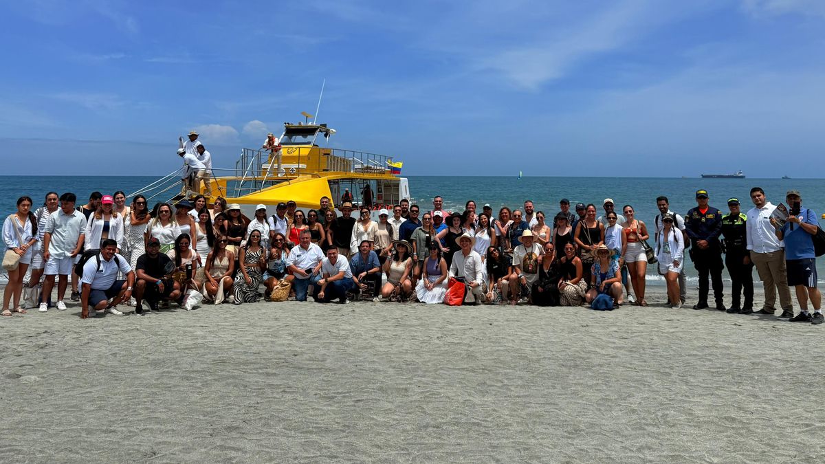 Periodistas e influenciadores invitados al press trip “Santa Marta 500 Años”, organizado por Cotelco Magdalena junto a aliados públicos y privados.