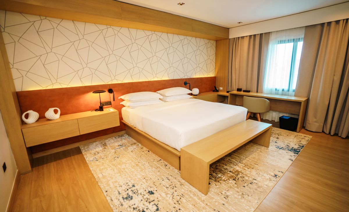 Las habitaciones del Sheraton Asunción Hotel fueron dotadas del máximo confort y tecnología de punta.