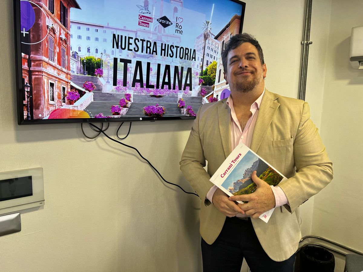 Diego Viggiano Ayala, promotor de ventas Carrani Tours para Argentina, Chile, Paraguay y Uruguay.