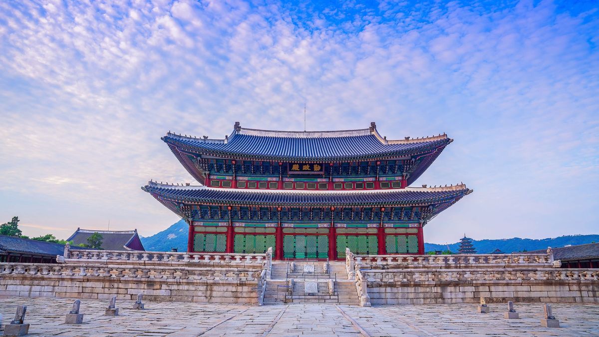 Vacaciones en Asia: el Palacio Gyeongbokgung es uno de los rincones destacados del viaje por Corea del Sur. 