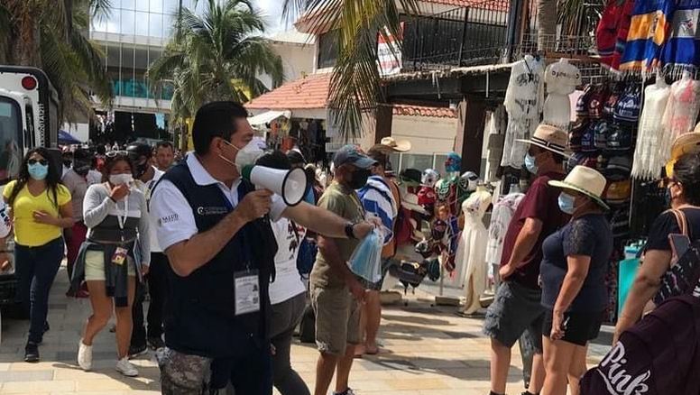 Turistas mexicanos en el Caribe