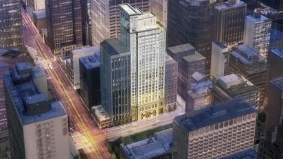 Render del futuro Riu Plaza Chicago, el nuevo hotel que RIU Hotels & Resorts construirá en Estados Unidos.