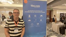 Mauricio Peralta, representante de la plataforma de viajes TBO.COM, en Ladevi Workshop en Quito.