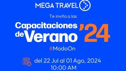 Mega Travel lanzó sus Capacitaciones de Verano 2024
