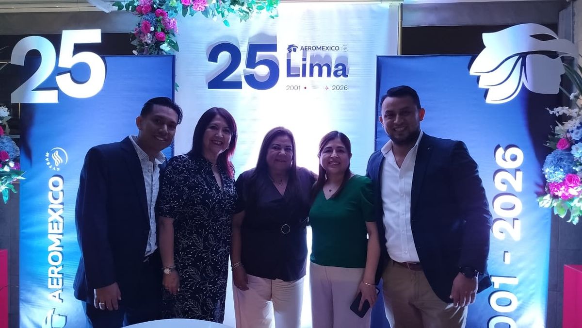 Operadores turísticos estuvieron presentes en el aniversario de Aeroméxico.