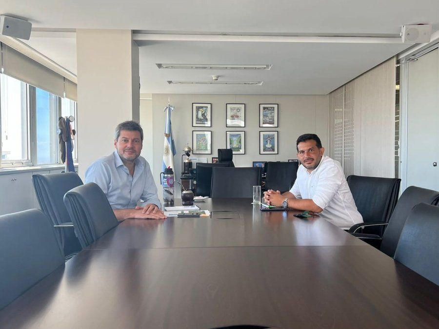 Además, Lammens e Ybarra conversaron sobre las obras que se van a llevar adelante en otros puntos de Chaco.