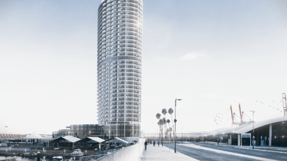 Torre del Puerto de Málaga.