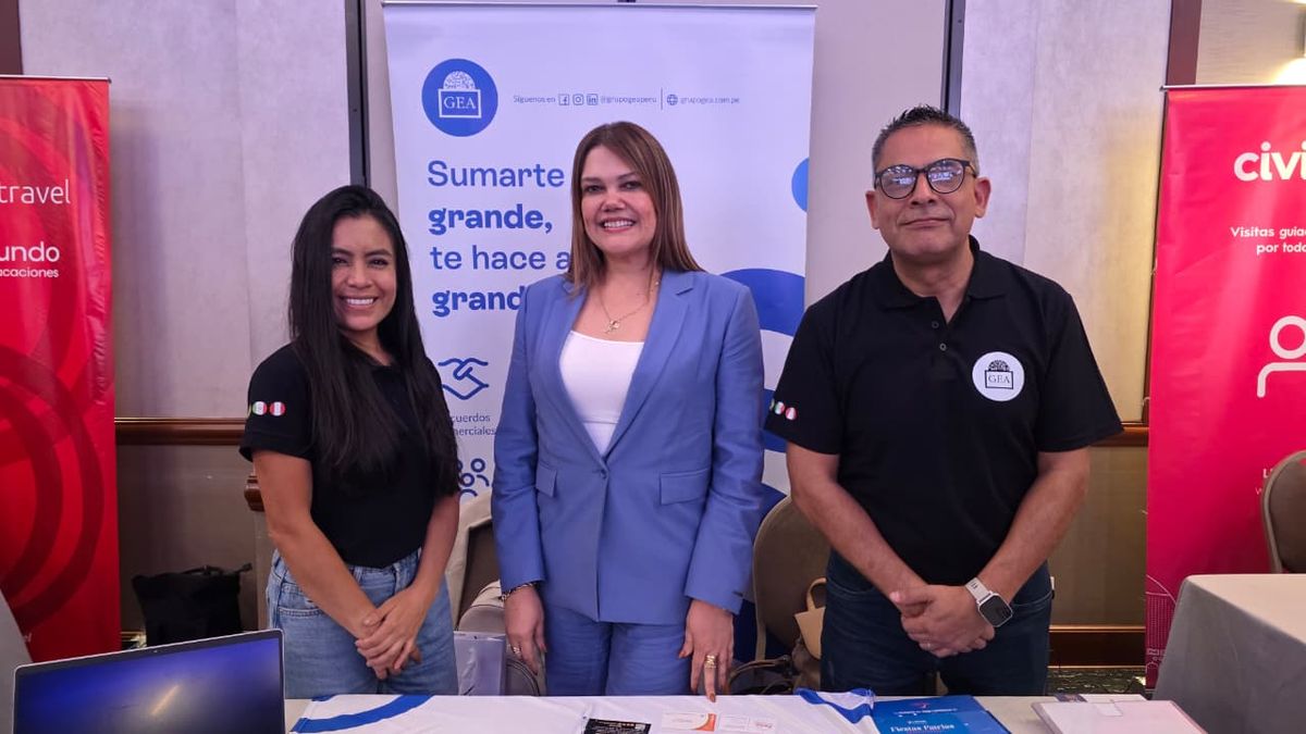 Leslie Huaman, ejecutiva comercial de Grupo GEA, Sonia Postigo, directora comercial para Perú y Jorge Solorzano, ejecutivo comercial
