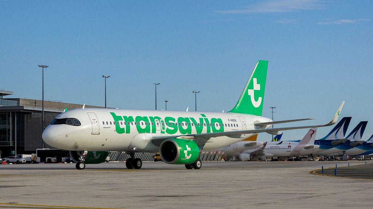 Avión de la aerolínea Transavia