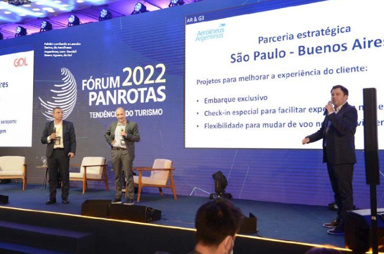 Aerolíneas Argentinas dio a conocer, en Fórum Panrotas 2022, la incorporación de nuevos vuelos con Gol Linhas Aéreas a San Pablo.&nbsp;