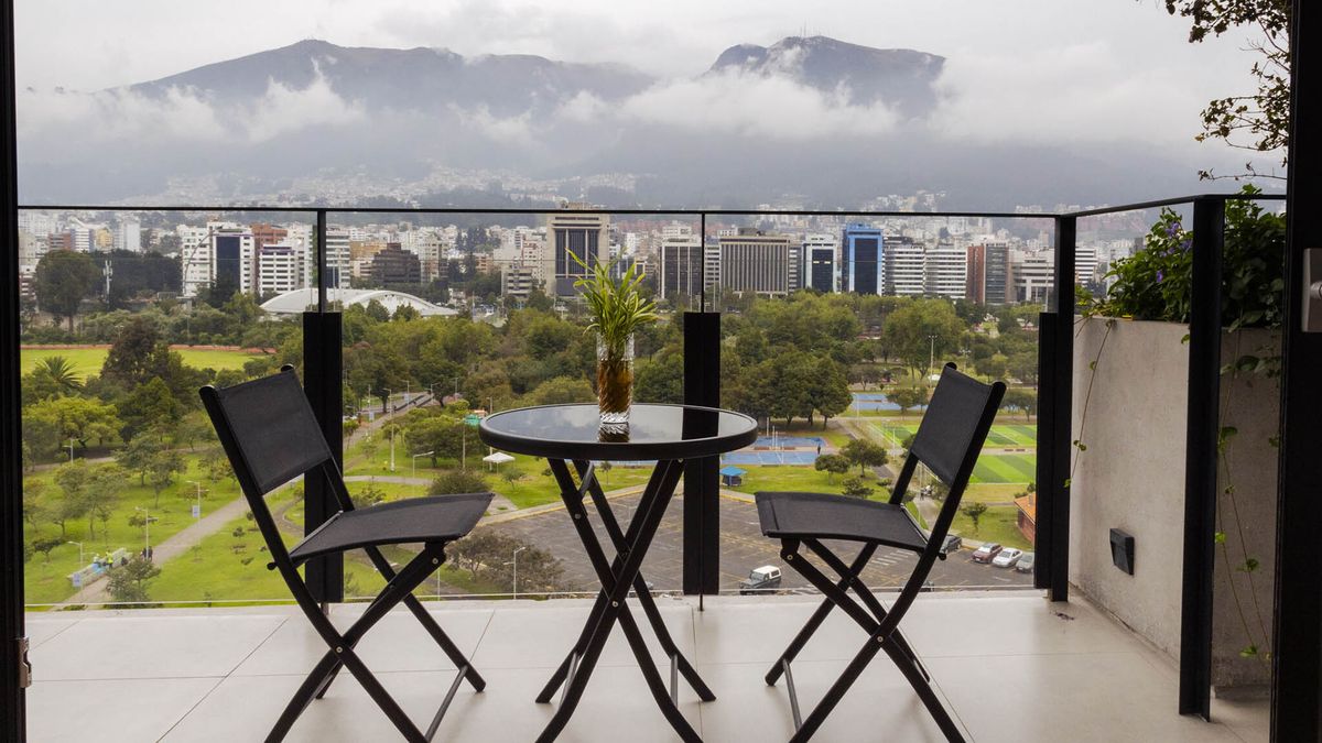 Vista desde Qorner, edificio en Quito que ofrecerá el servicio de alojamiento temporario a través de Top Rentals.&nbsp;