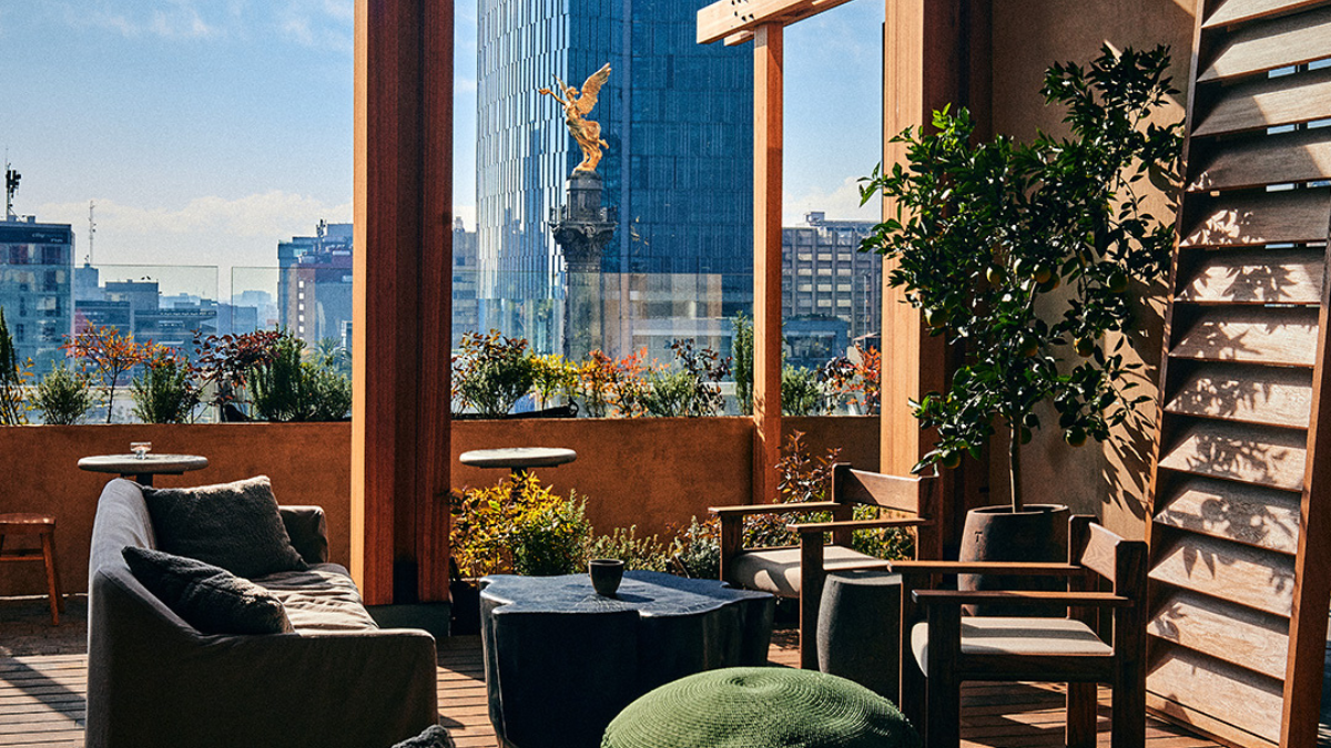 Disfruta de una deliciosa comida con vistas a los monumentos más emblemáticos de Ciudad de México.