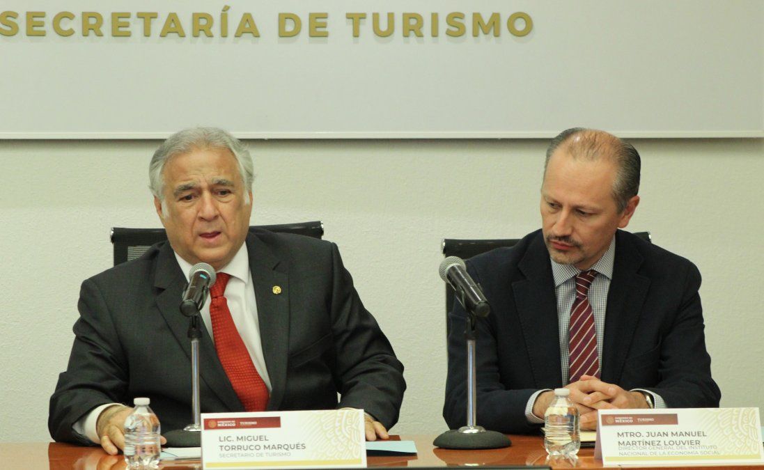 Miguel Torruco y Juan Manuel Martínez