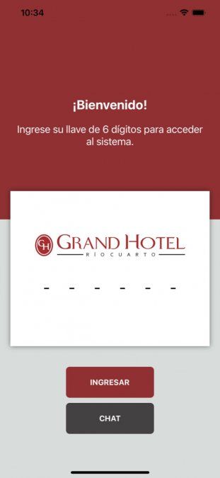 Aplicativomóvil personalizado desarrollado por Forze para el Grand Hotel Río Cuarto.&nbsp;