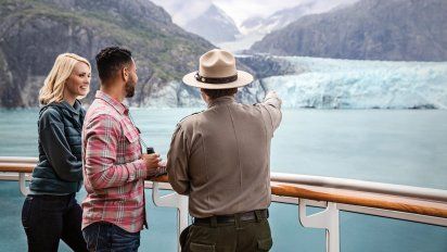 Discover de World comercializa el recorrido delSapphire Princess, con sus cautivadoras visitas a los glaciares, Islas Malvinasy ciudades costeras de la Patagonia argentina y chilena.