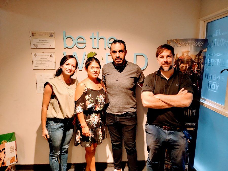 El equipo comercial de Be The World.
