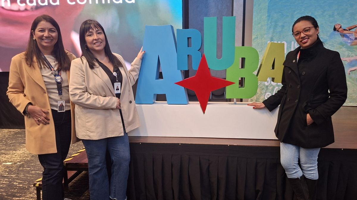 Agentes de viajes que participaron de la Rueda de Negocios de Aruba. 