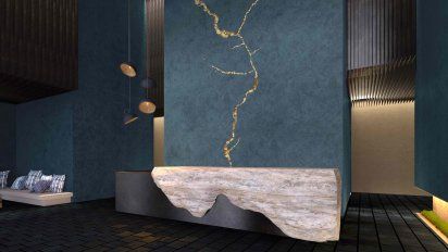 El front desk del Nobu Chicago.