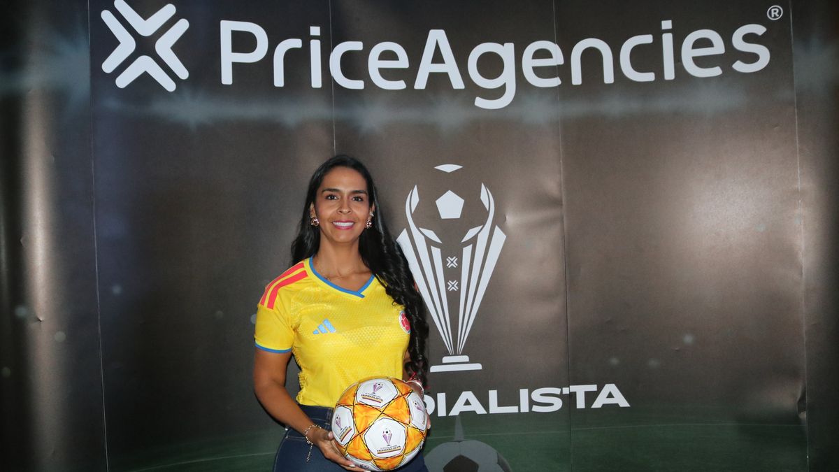 María del Pilar Escobar, gerente de Agencias de PriceTravel, durante la caravana PriceAgencies Mundialista 2026 en Bogotá.&nbsp;