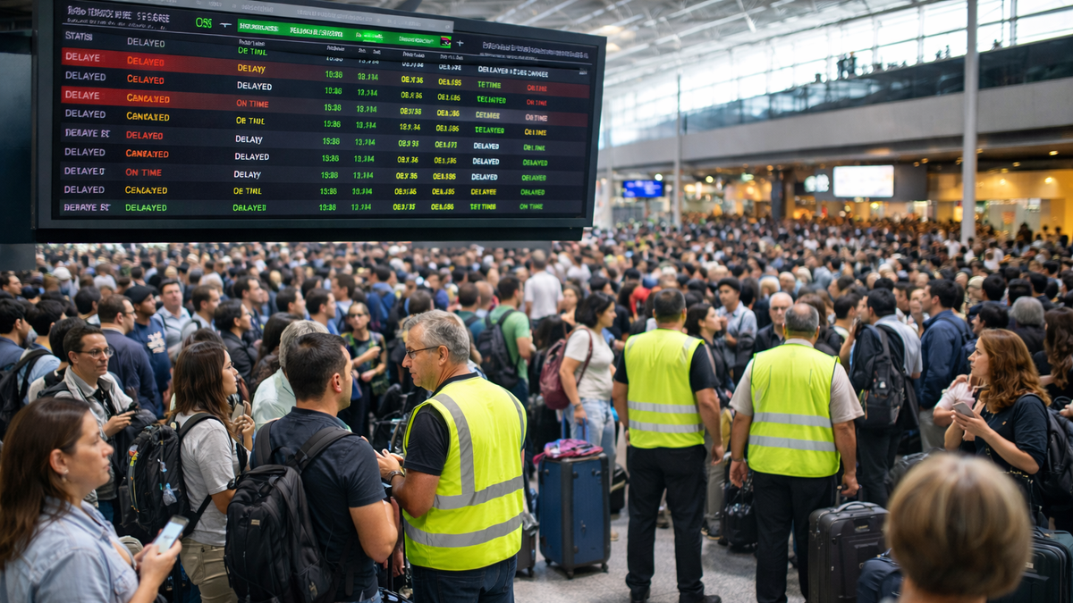 El paro en aeropuertos anunciado por ATE podría generar demoras y reprogramaciones de vuelos en todo el país durante el fin de semana largo.