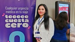 Bárbara Oviedo, representante de Universal Assistance durante la Convención Grupo GEA Perú 2025.