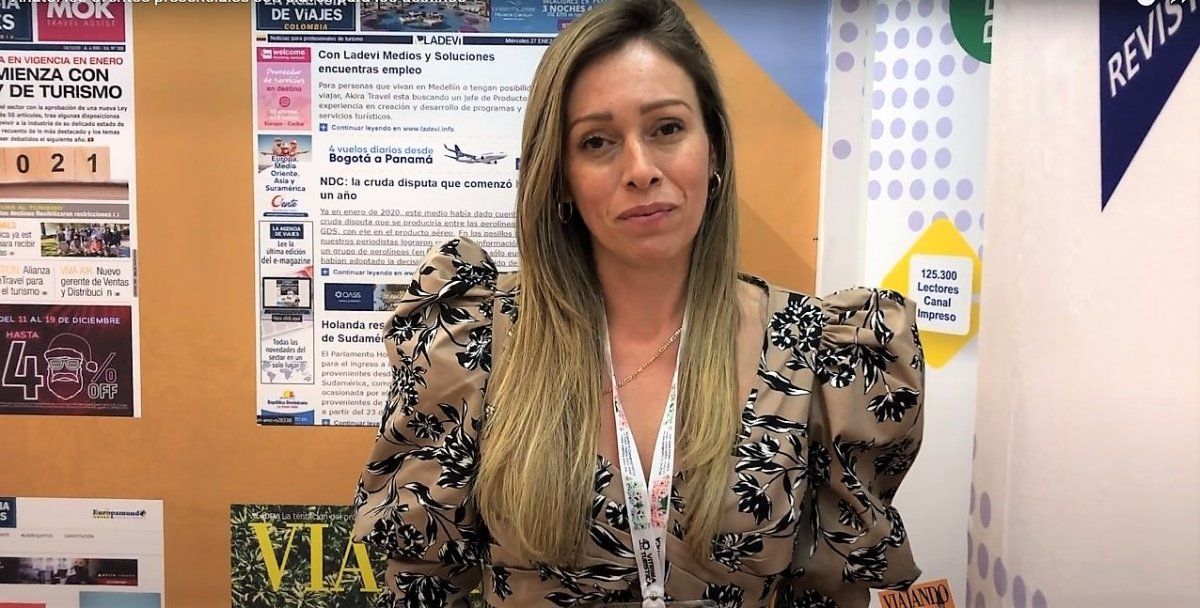 Laura María González habló con Ladevi Colombia sobre sus impresiones de la Vitrina Turística Anato 2021.